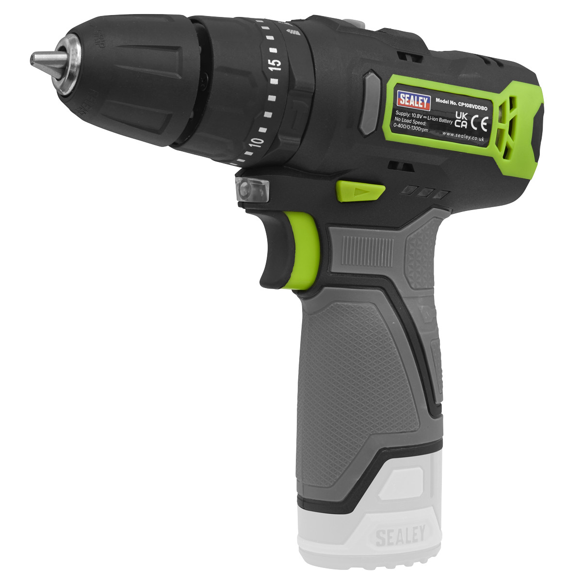 Sealey CP108VDDBO Cordless Hammer Drill/Driver 10mm 10.8V – Body Only