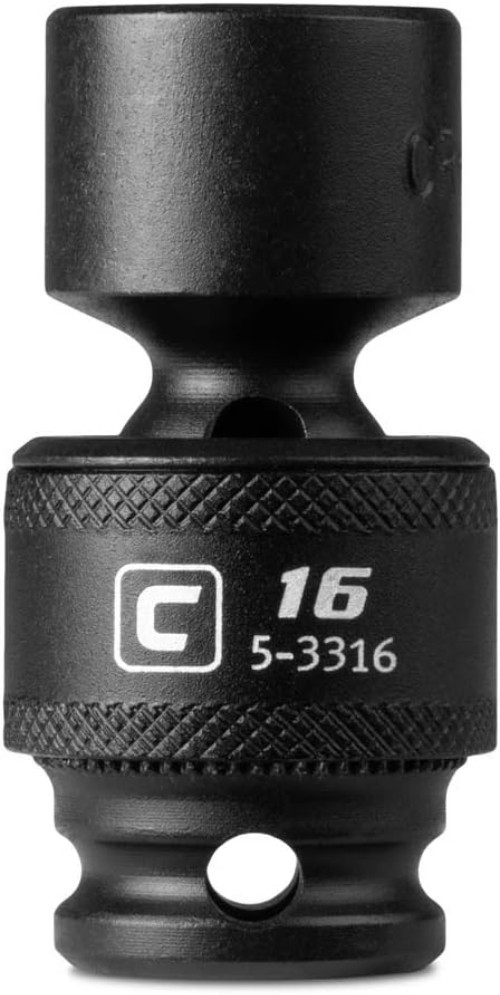 16 mm Impact Socket, 3/8-Inch Drive, 6-Point, Metric