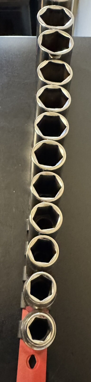 12 PIECE 1/2″ DRIVE SAE 6 POINT DEEP CHROME SOCKET SET – SCD126TA