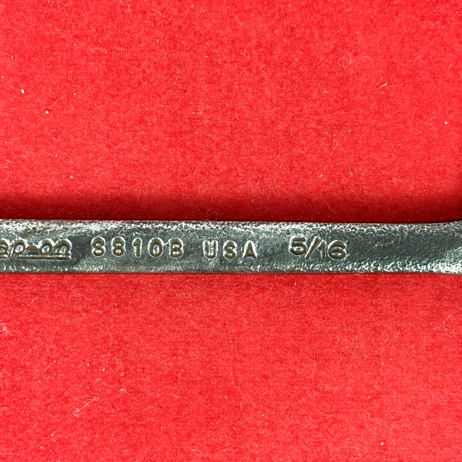 Snap-on 1/4″ x 5/16″ S810B Black Industrial Finish Open-end Wrench