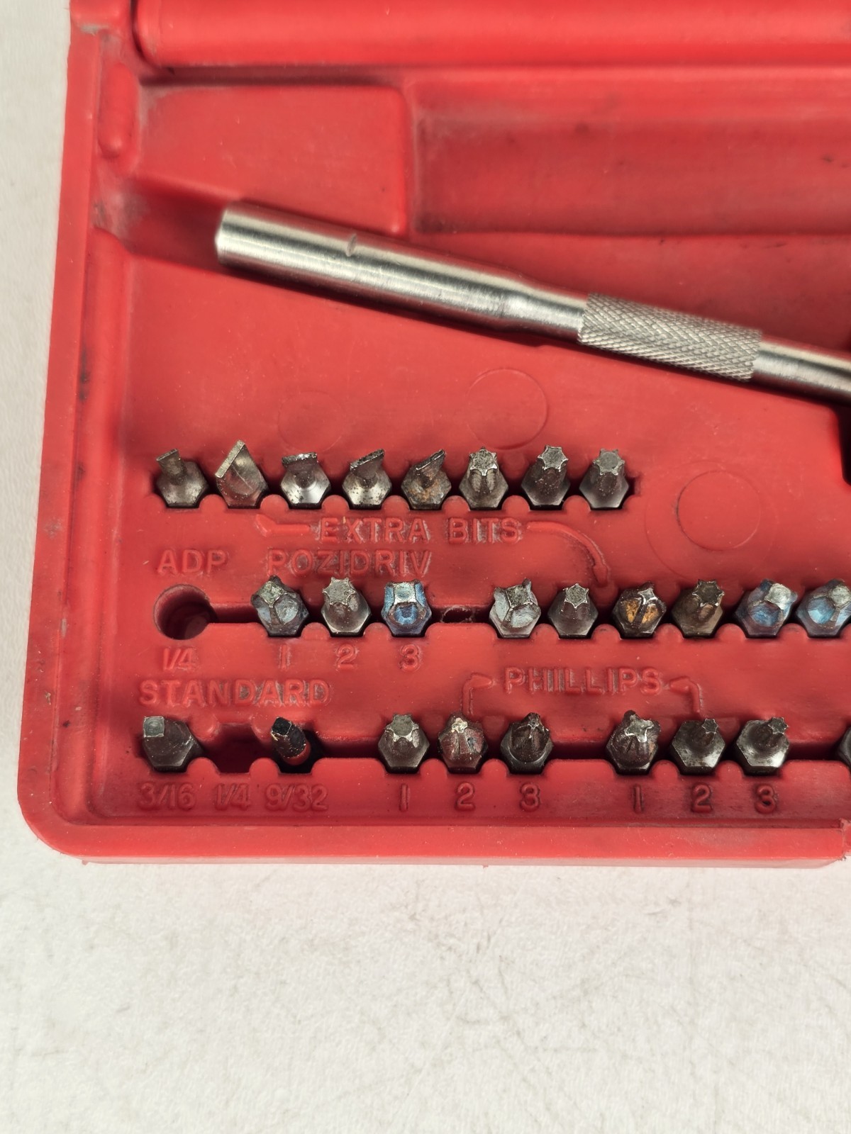 Snap On Tools Ratcheting Screwdriver Set Red Dale Earnhardt Bits & Case SSDMR220