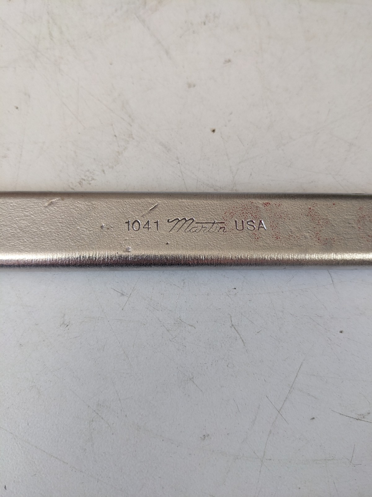 Martin 1-5/8″ and 1-7/16″ inch Double Open End Wrench 1041 USA MADE – Excellent