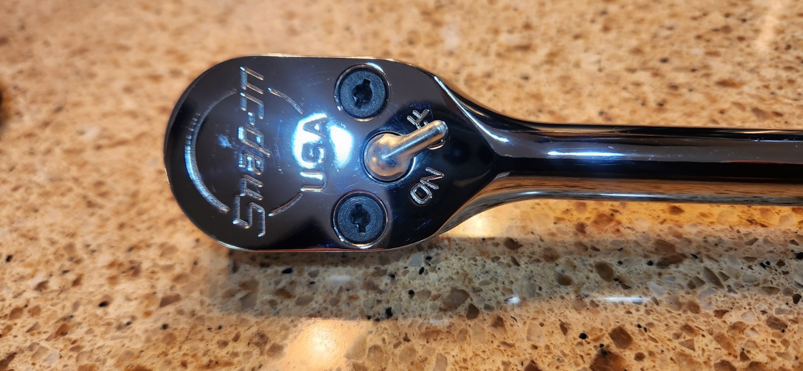 Brand New Snap-on 1/2″ Drive Chrome Ratchet SL80A Dual 80 Tech 15″ Long