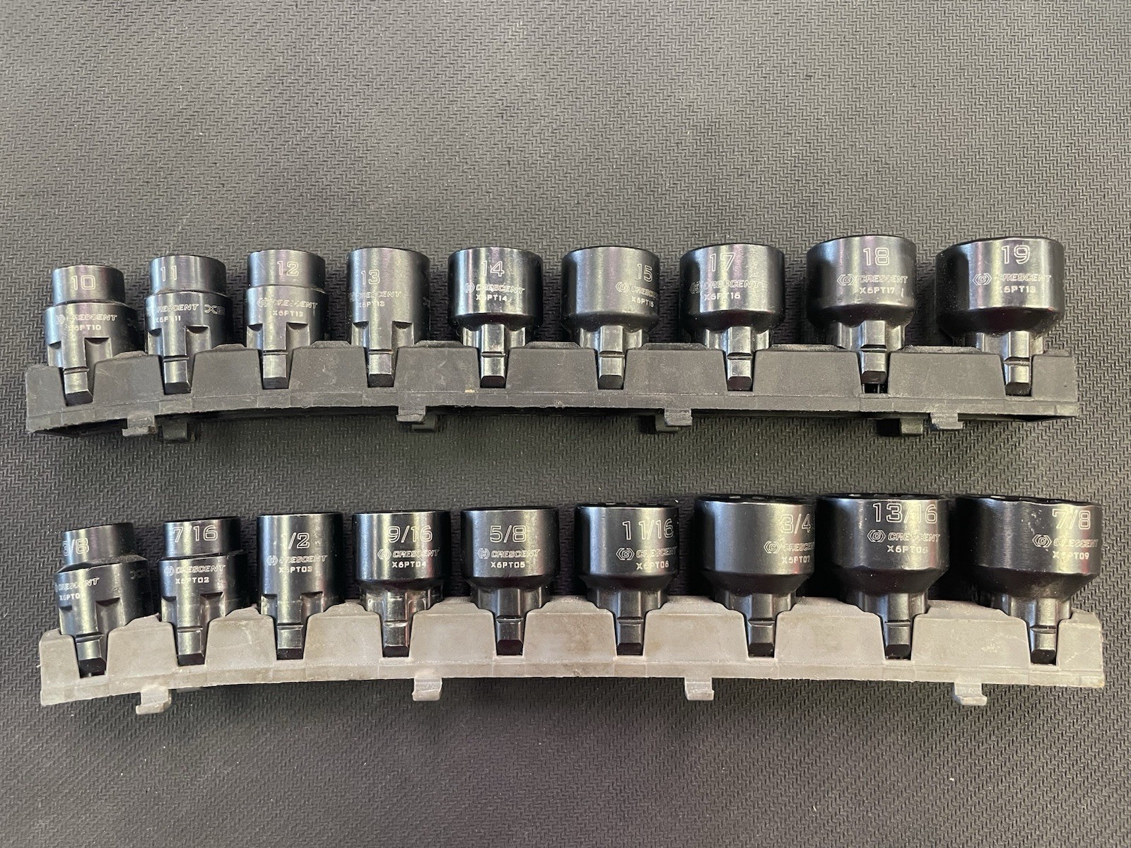 Crescent SAE/Metric Pass Through Socket Set