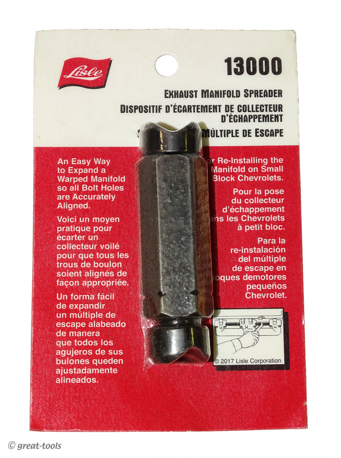 AUTOMOTIVE EXHAUST MANIFOLD SPREADER TOOL – header spreading tools – Chevrolet