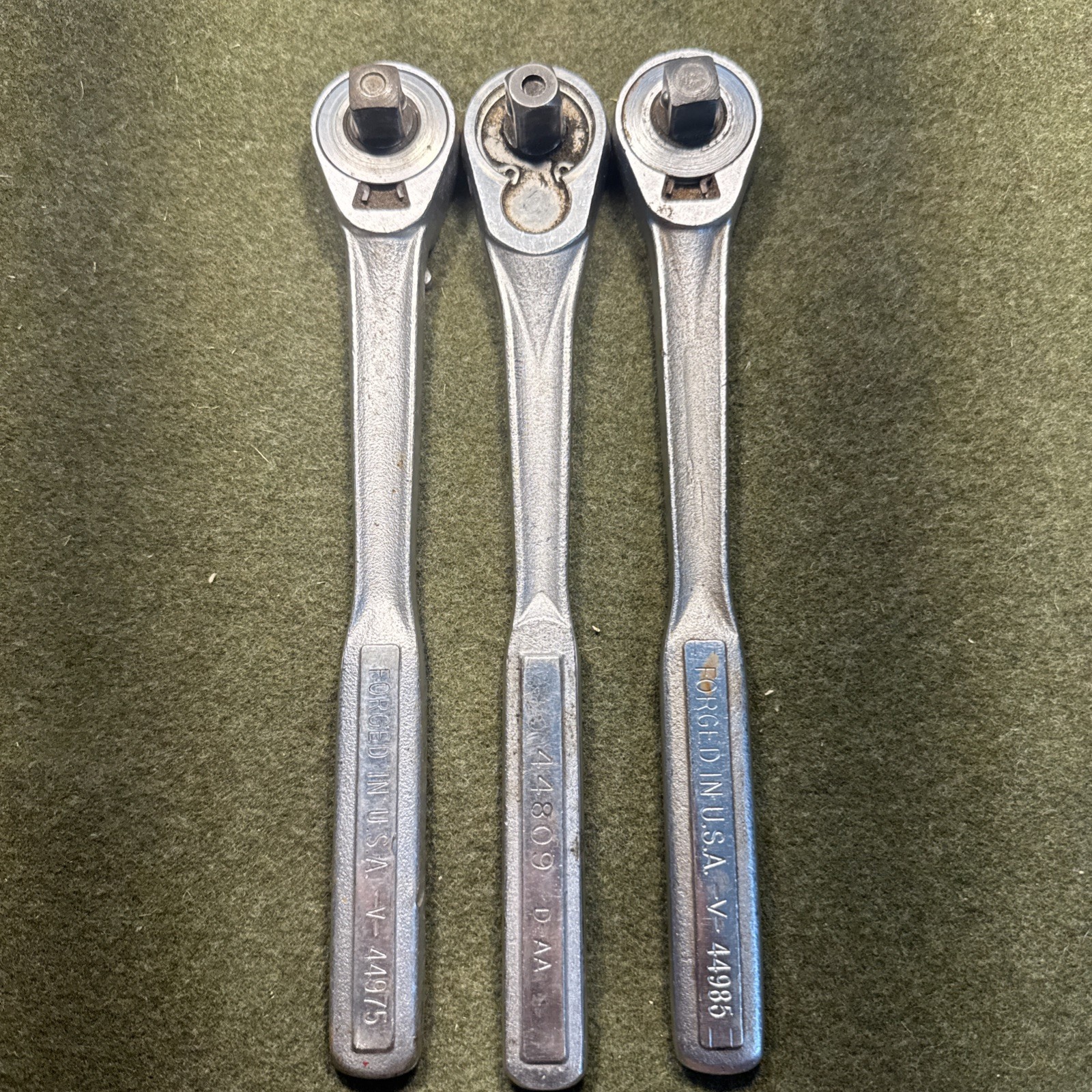 Lot of 3 – 1/2″ drive Ratchets for REPAIR Craftsman, Warranty Eligible Exchange