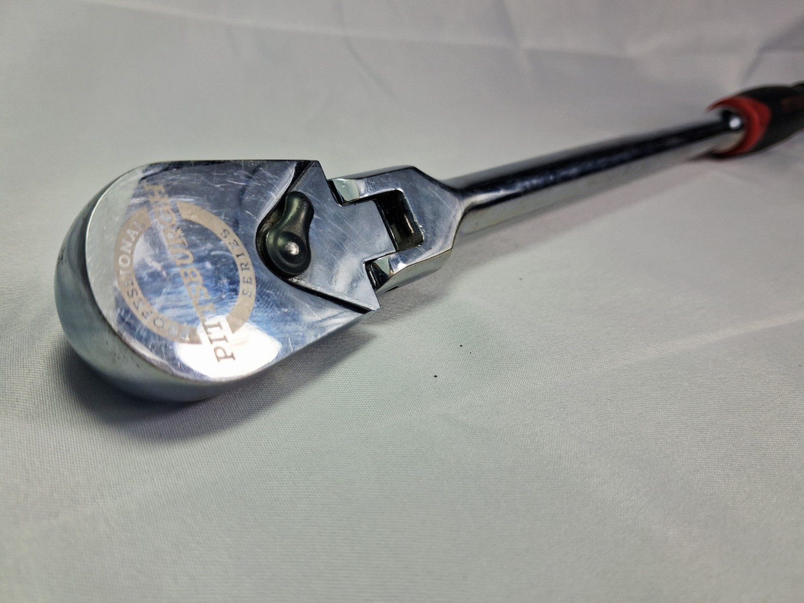 Pittsburgh Professional Series Flex Head Quick Release Ratchet Chrome Comfort…