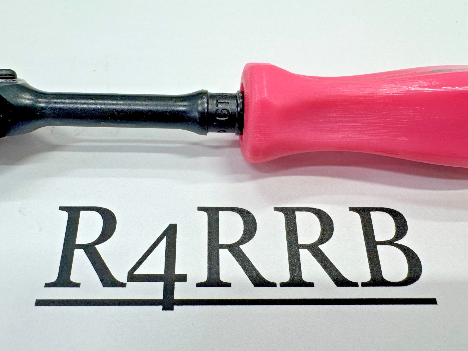 Snap-on Tools RARE GUY MARTIN PINK 1/4″ Drive Hard Grip Fixed Ratchet GTHLD72GUY