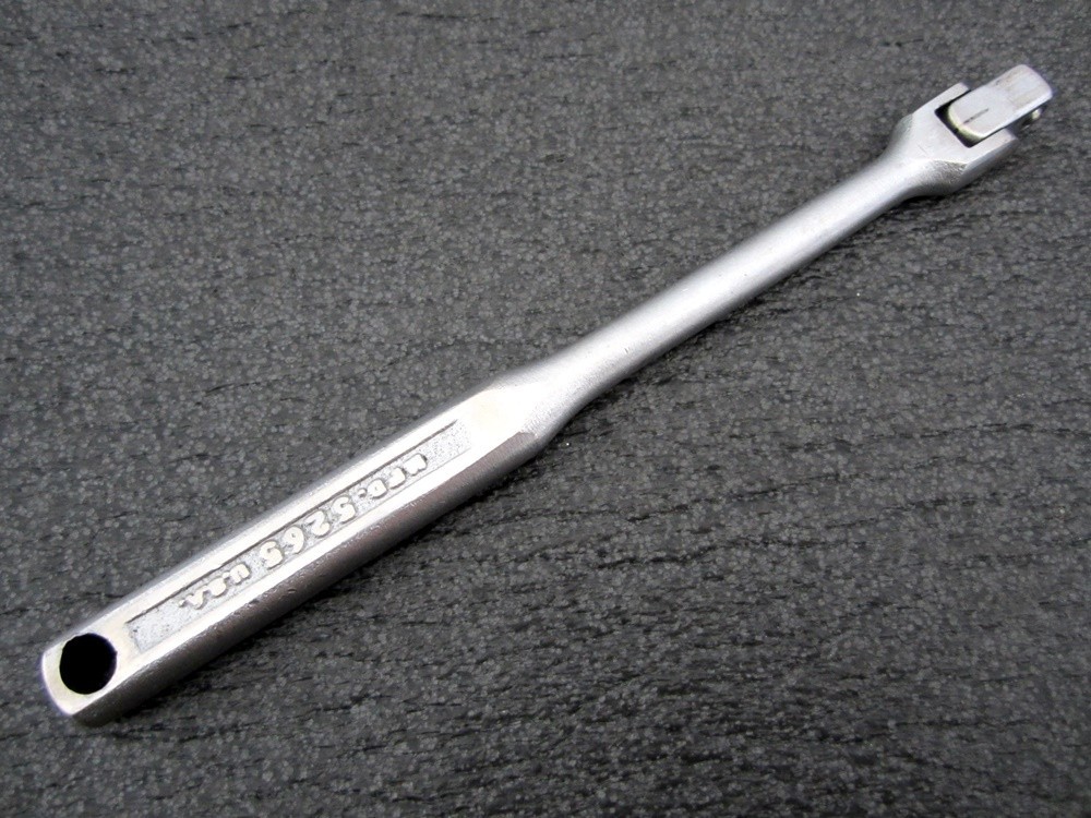 Vintage Plomb 3/8″ Drive 8″ Breaker Bar Flex Handle 5265 Pebble Made in USA