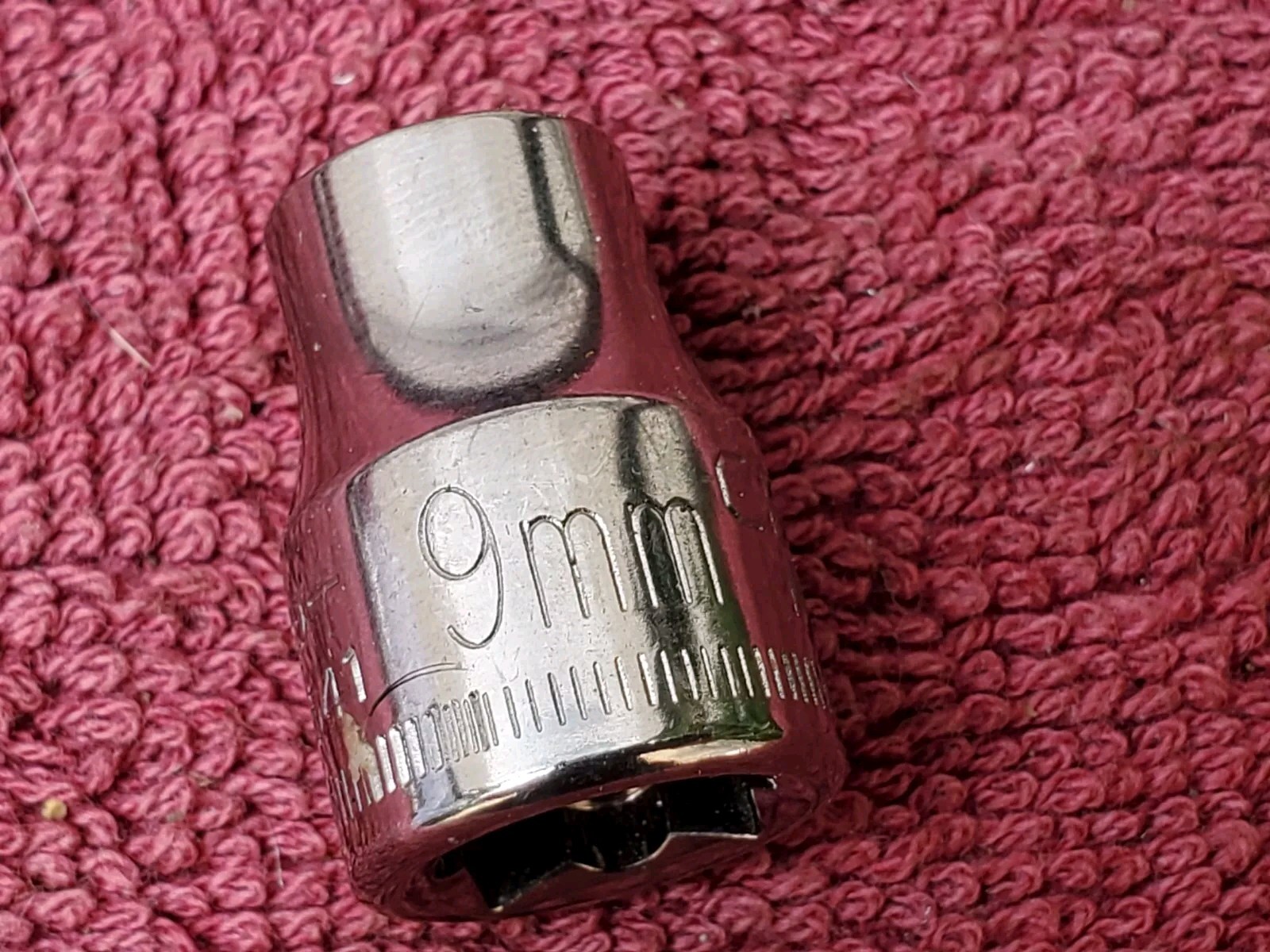 Craftsman 9mm Socket 6 Pt. 3/8» Dr. Inverted G1- 43541 USA, NOS.