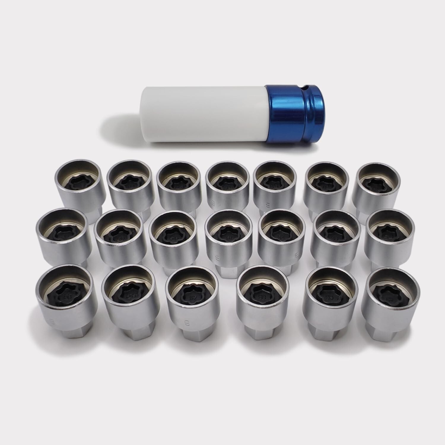 21pcs Master Lock Wheel Nut Stud Key Set Removal Locking Socket for BMW