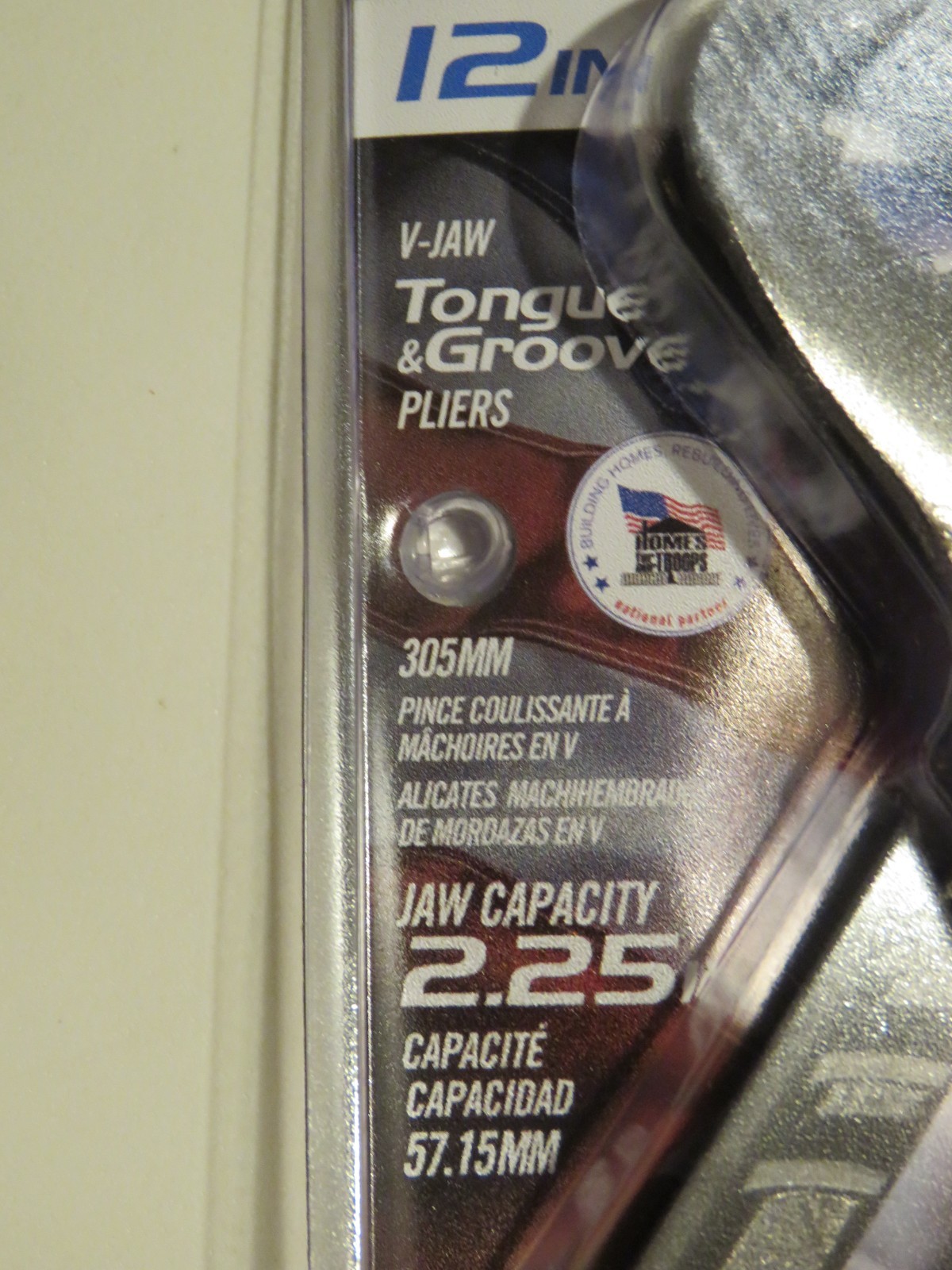 Channellock 442 12-Inch V-Jaw Tongue & Groove Pliers 2.25″ Jaw Capacity – NEW