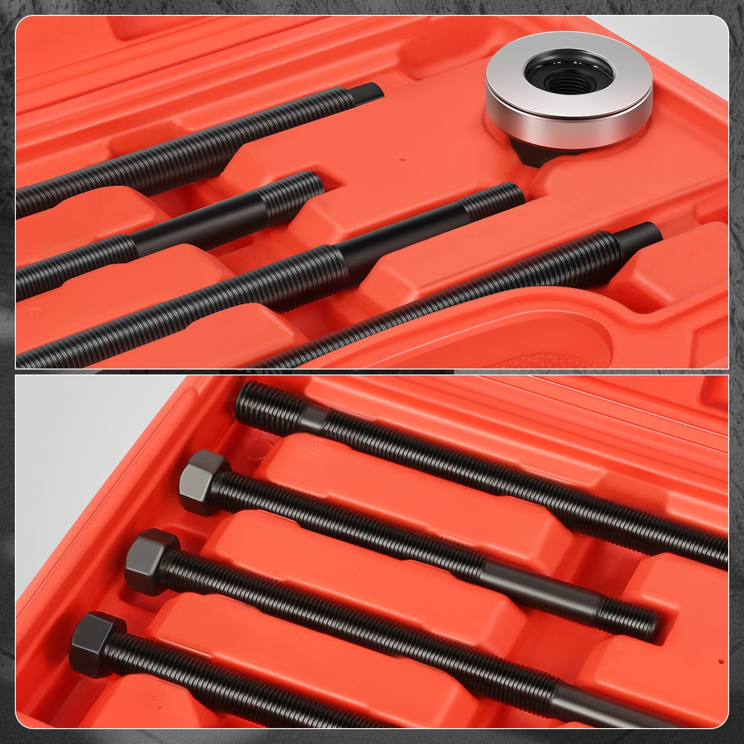 For Dodge/Chrysler Ford GM 5Pcs Long Reach Harmonic Balancer Installer Tool Kit