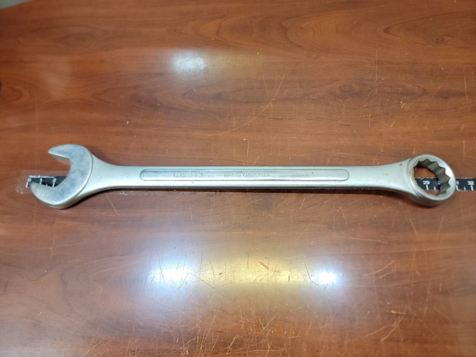 Westward CW313 SAE Combination Wrench, 12-Point, 2-3/8″
