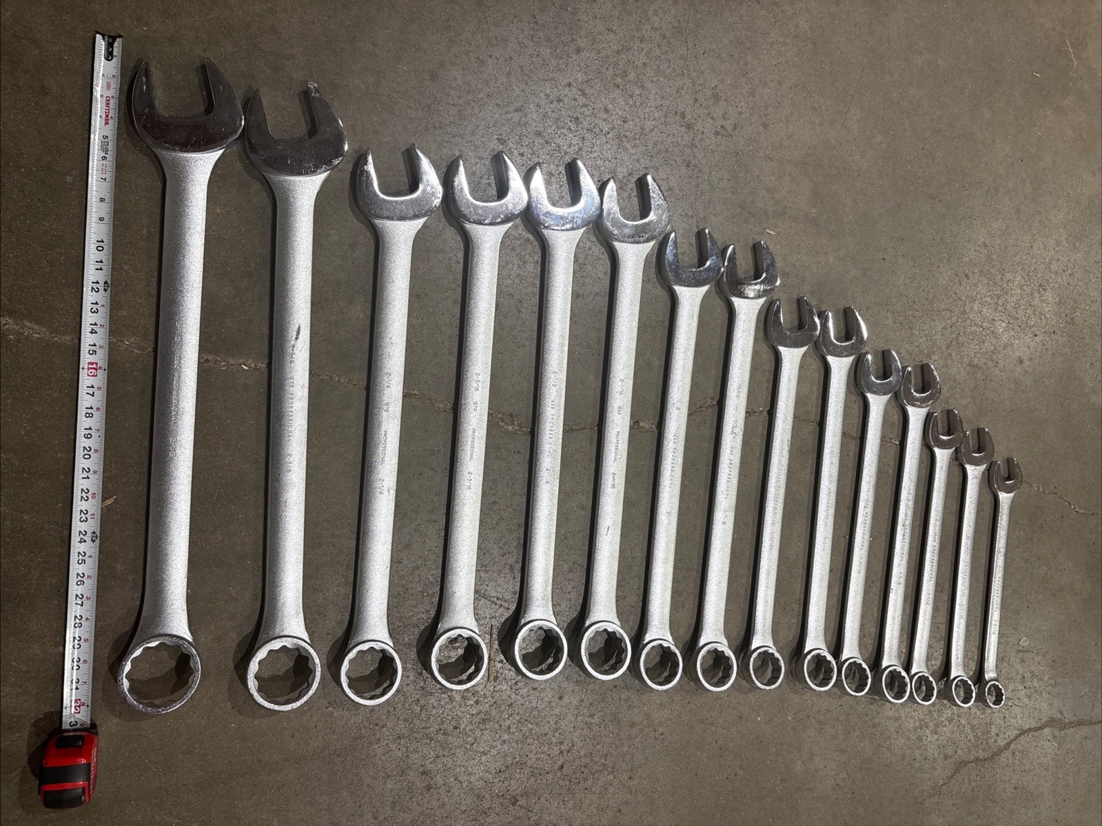 15 Pc. Wrench Set by Proto (see Photos And Description For What’s Inside)