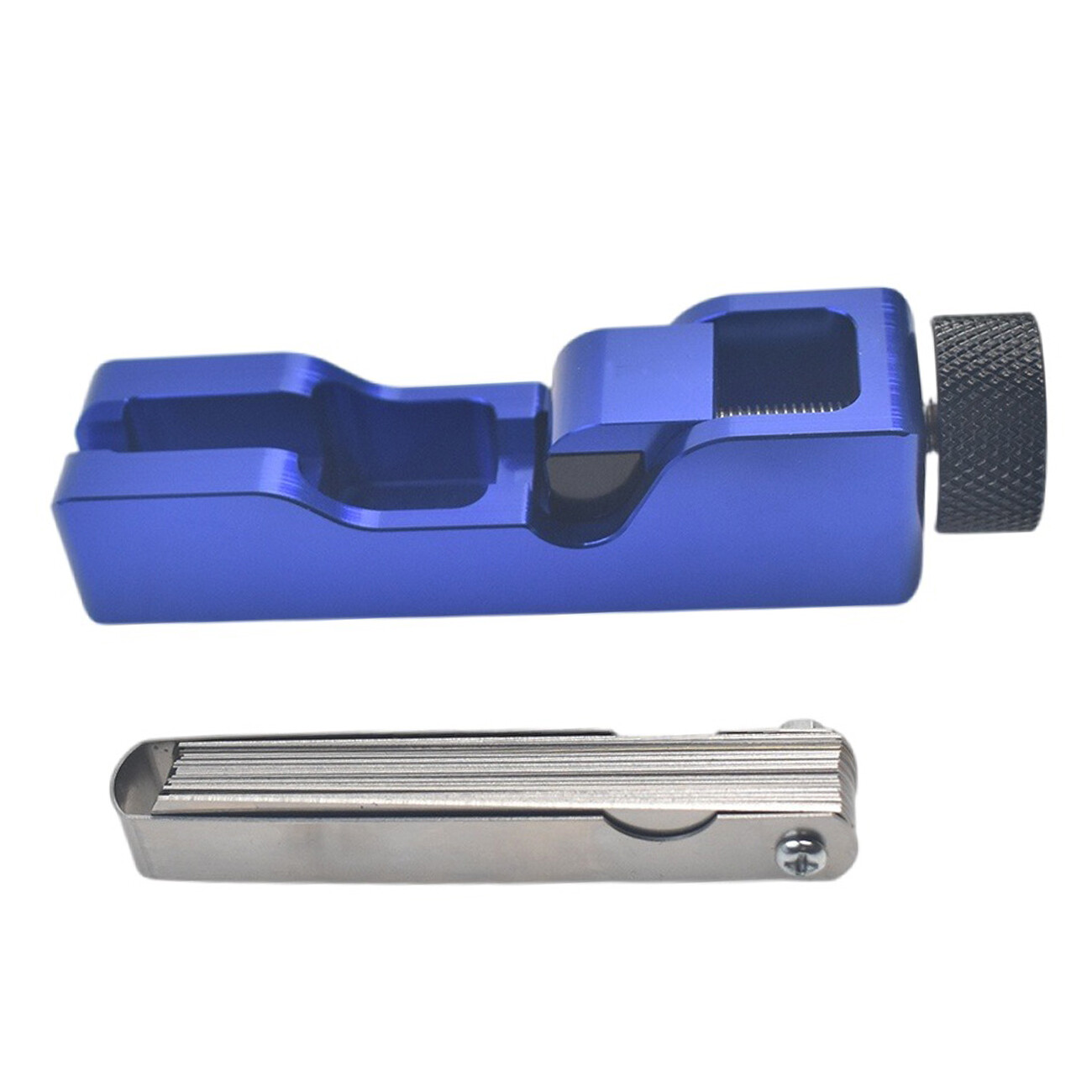 Universal Matte Engine Spark Plug Gap Gapper Tool 10mm 12mm 14mm 16mm Blue