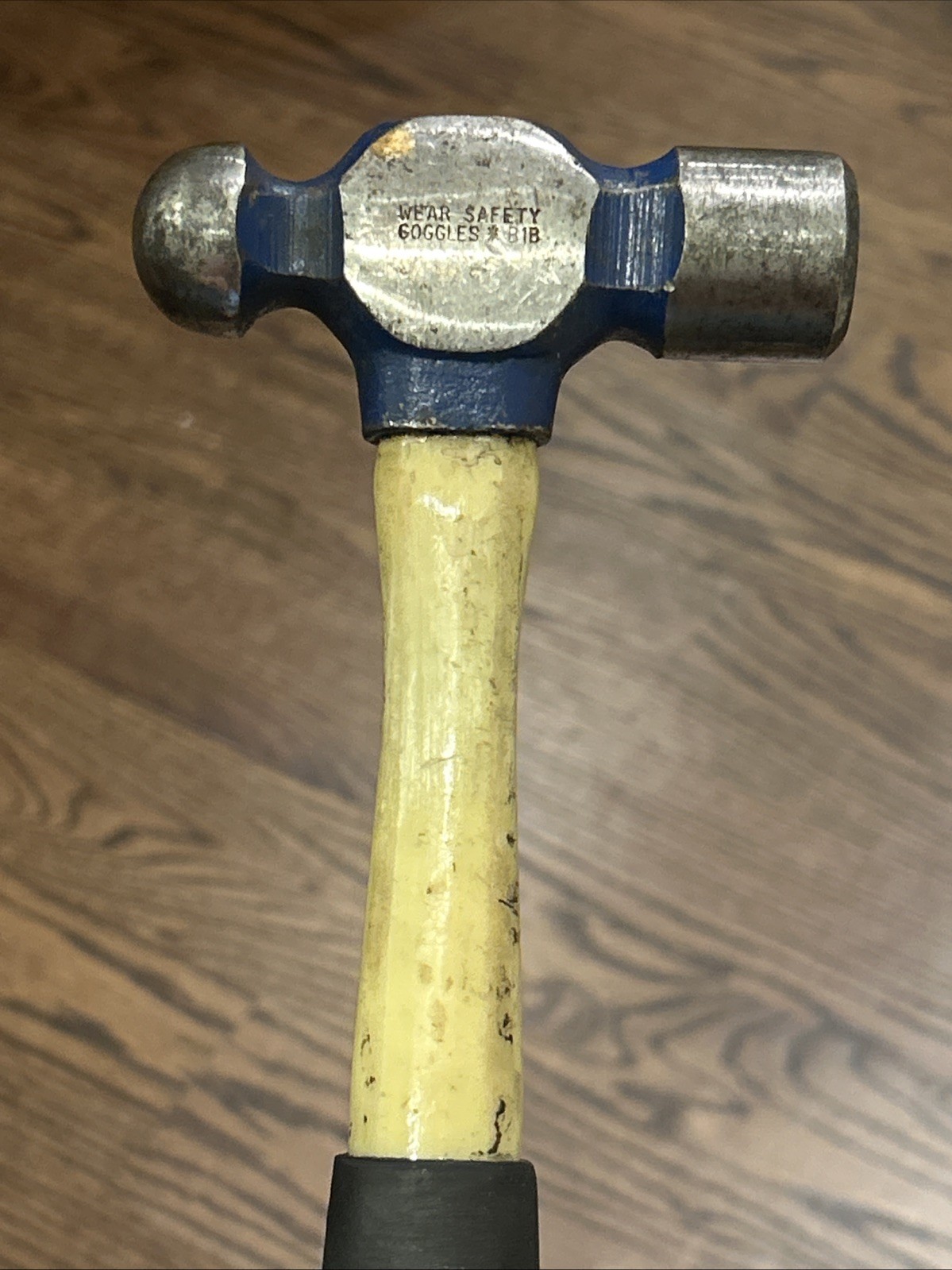 VAUGHAN Ball Pein Hammer, 16 oz, Fiberglass handle, American high carbon steel