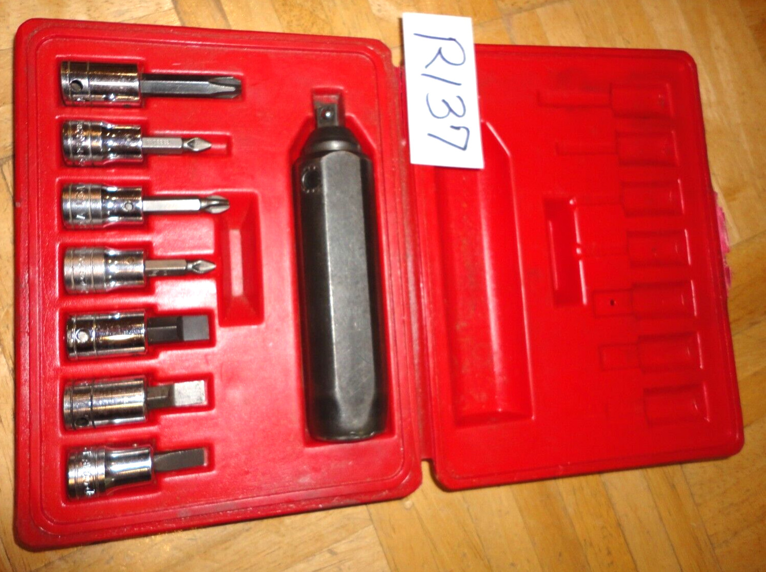 SNAP-ON TOOLS 8 PIECE 3/8 DRIVE IMPACT DRIVER SET 208EPIT