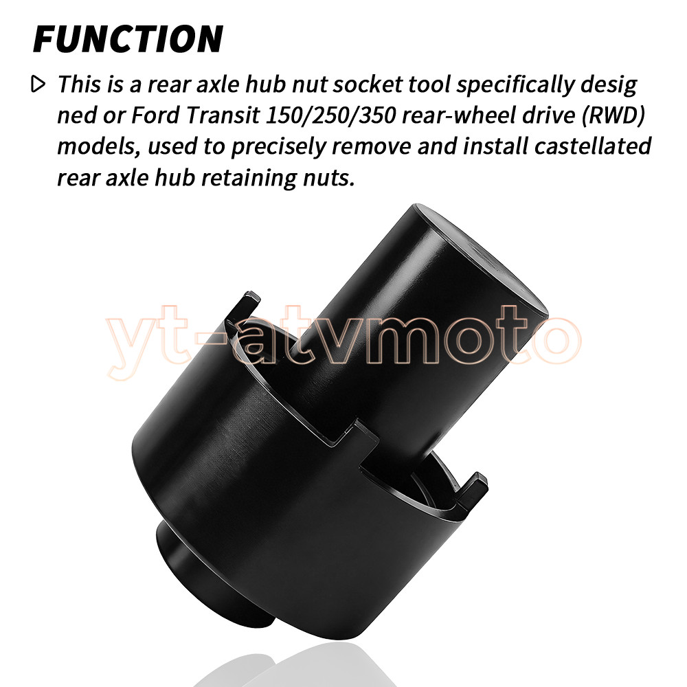 Rear Axle Hub Nut Socket Tool For Ford Transit 150 250 350 2015-25 #8C3Z1A124A