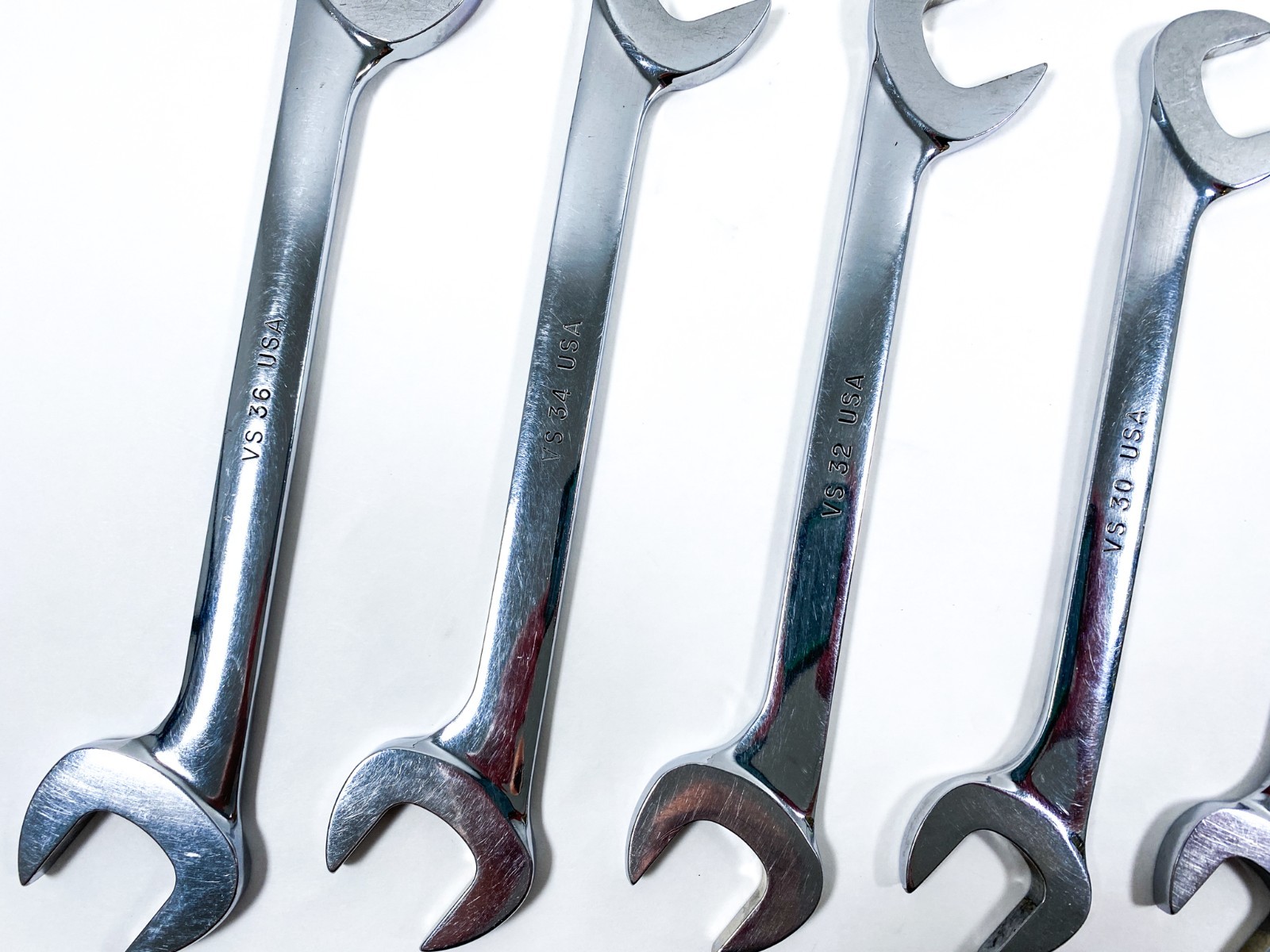SNAP ON TOOLS USA 13-PIECE SAE 4 Way Open End Angle Wrench Set 3/8″ – 1-1/8″