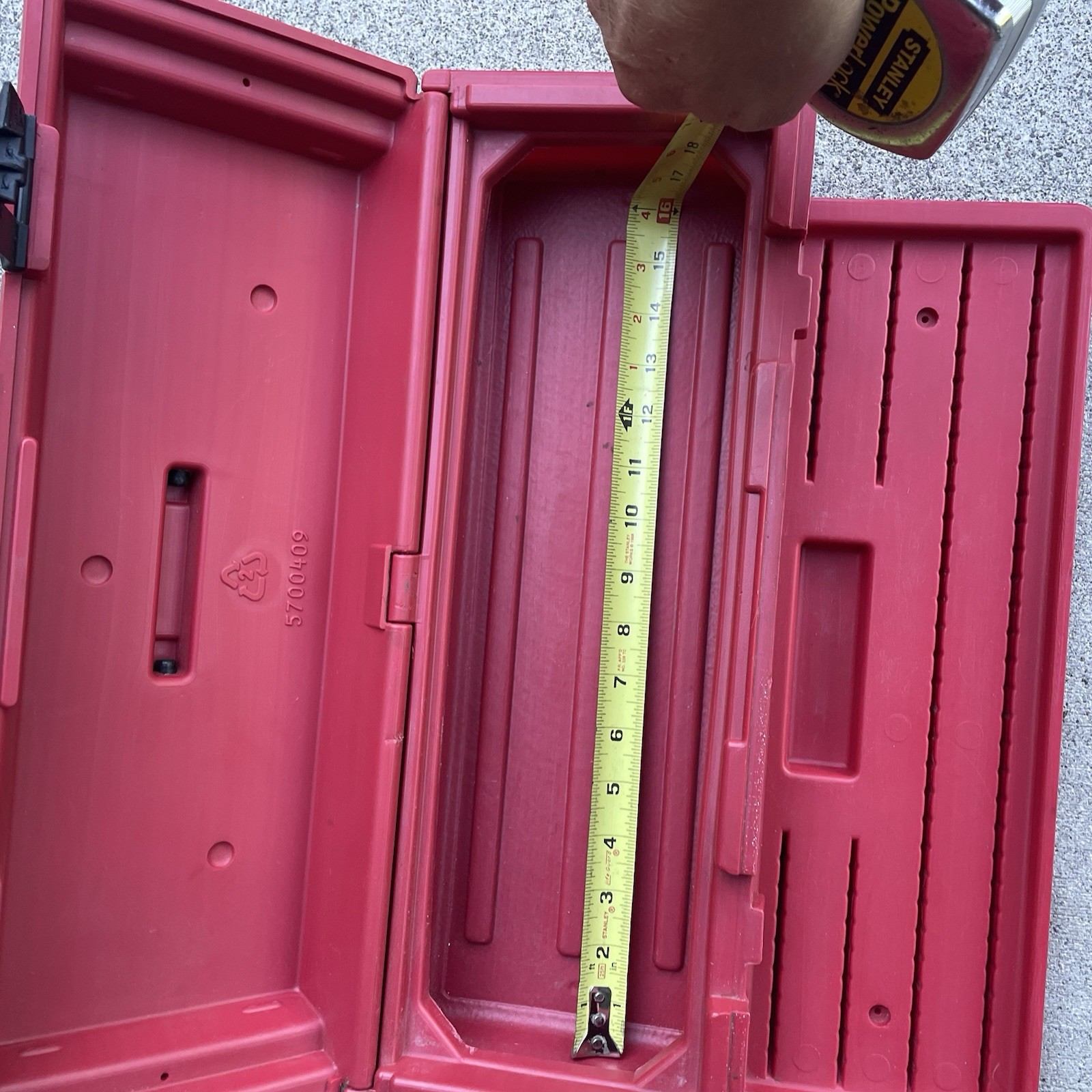 Vintage Sears Best Craftsman USA 18.5″ Red Permanex Tool Box Case