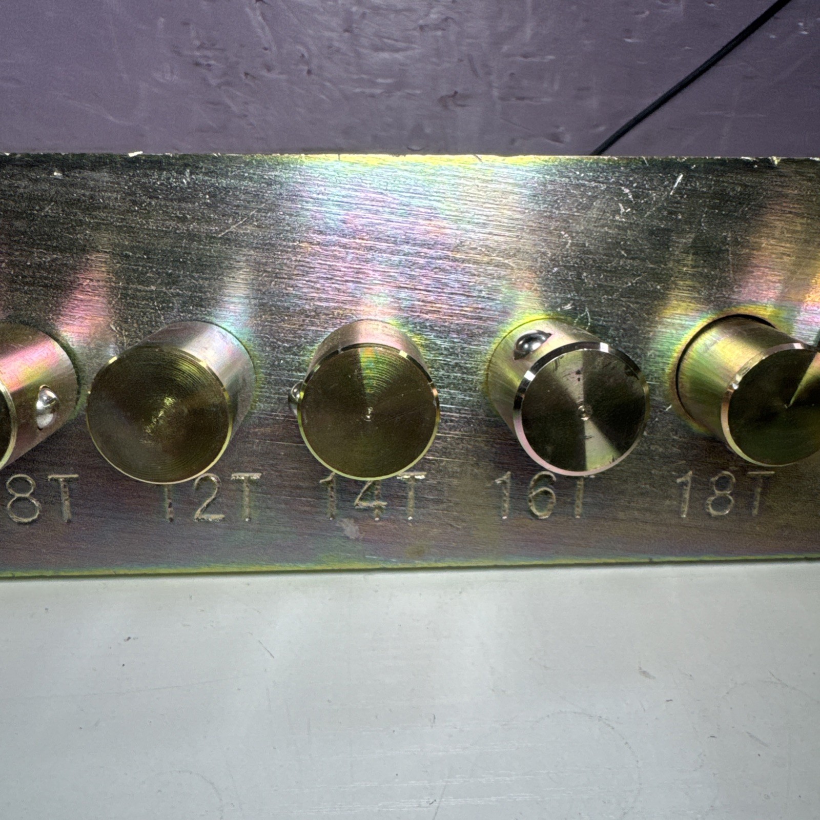 OEM Automotive Tools Shop Press Pin Set 2T-20t No Mounting Bracket