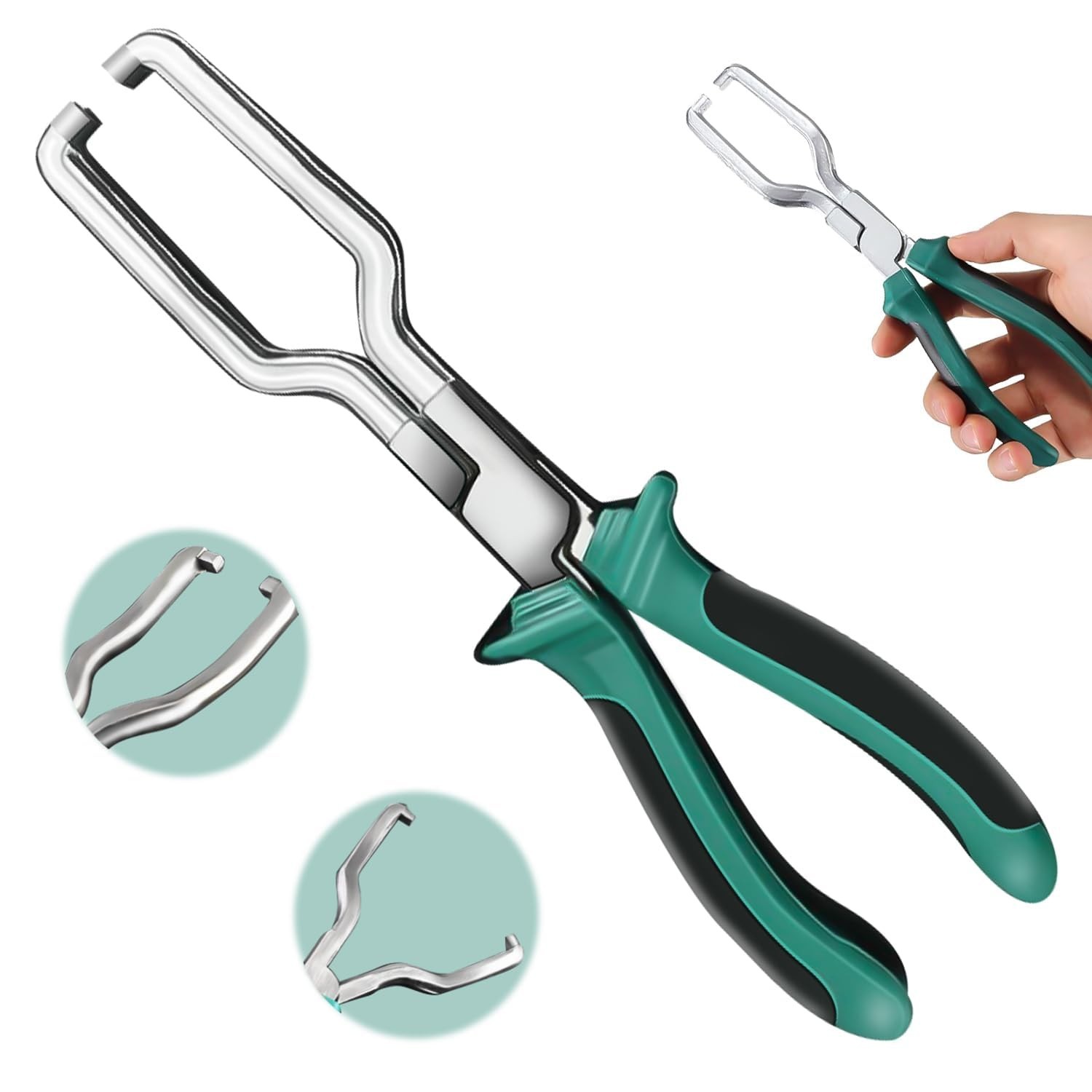 9Inch Electrical Disconnect Pliers Fuel Line Clip Spark Plug Repair Tool 2-Pack