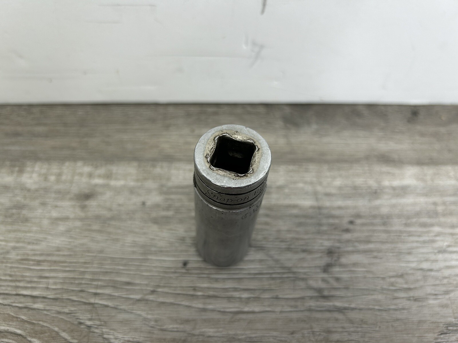 Vintage Snap-on USA 13/16″ 12 Point Deep Chrome Socket 3/8″ Drive S261