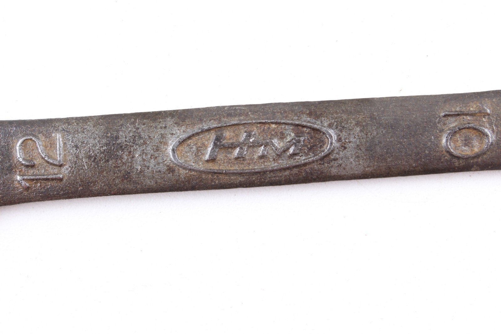 VINTAGE HM HONDA MOTORS 10mm 12mm METRIC DOUBLE OPEN END WRENCH 5 1/4″ Long