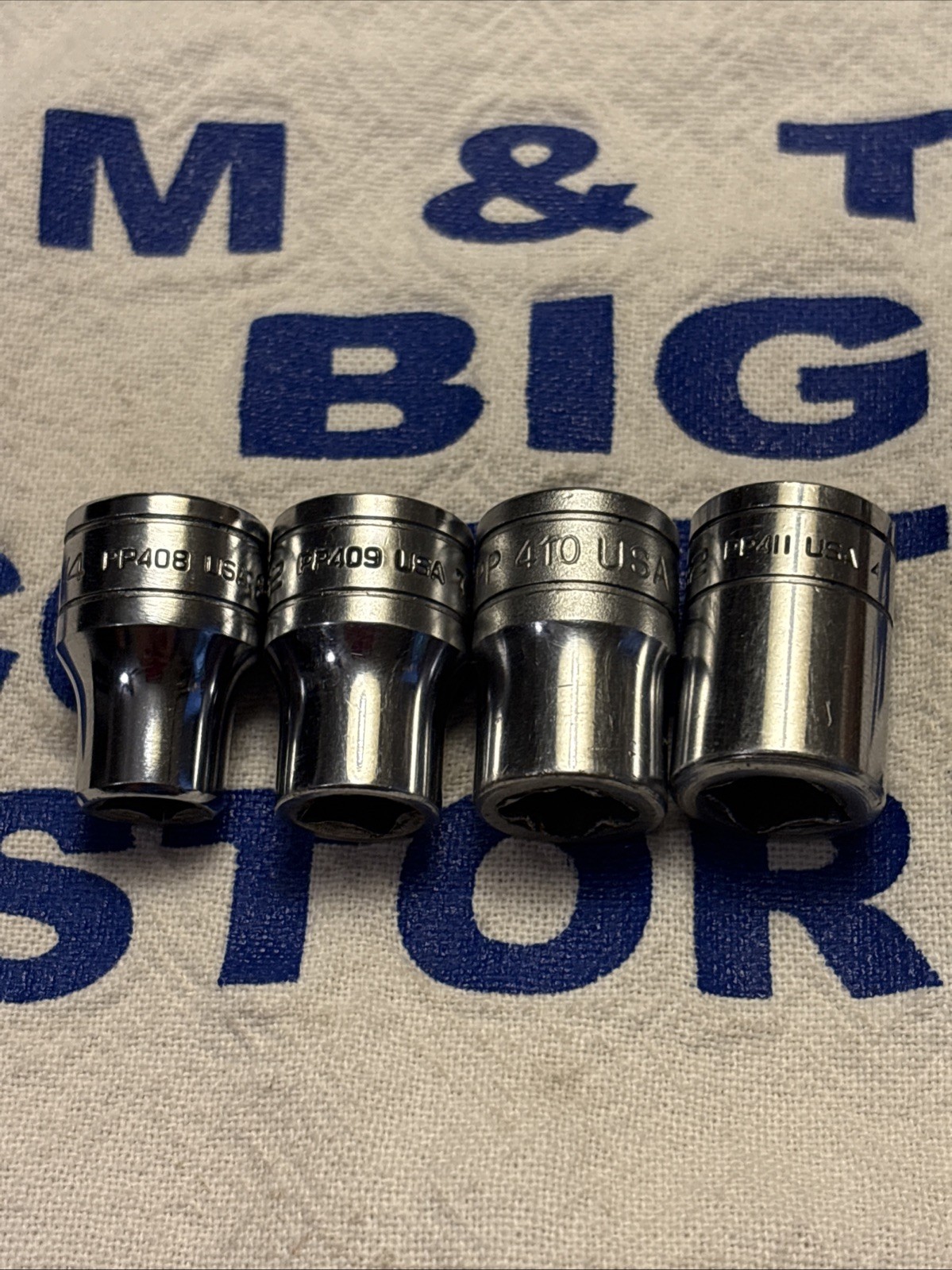Snap-on Tools USA 3/8″ Drive 4pc Pipe Plug Socket Set PP408, PP409, PP410, PP411