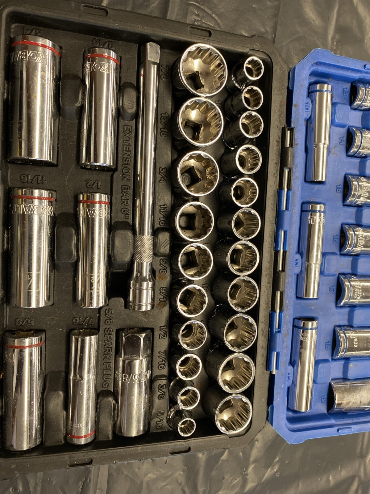 Kobalt 40-Piece Standard (SAE) and Metric Polished Chrome Mechanics Tool Set