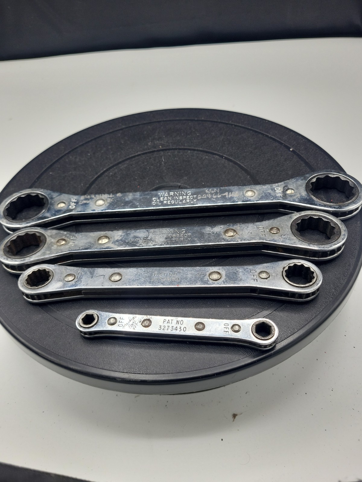 4Pc. Snap-On Tools 6 & 12 Pt. Ratcheting Box 1/4″ – 15/16 » Wrench Set