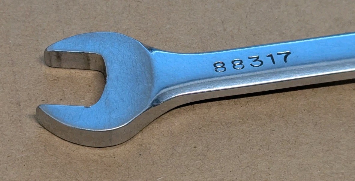 S-K Tools 88317 17mm 12-Point Metric Combination Wrench SuperKrome USA