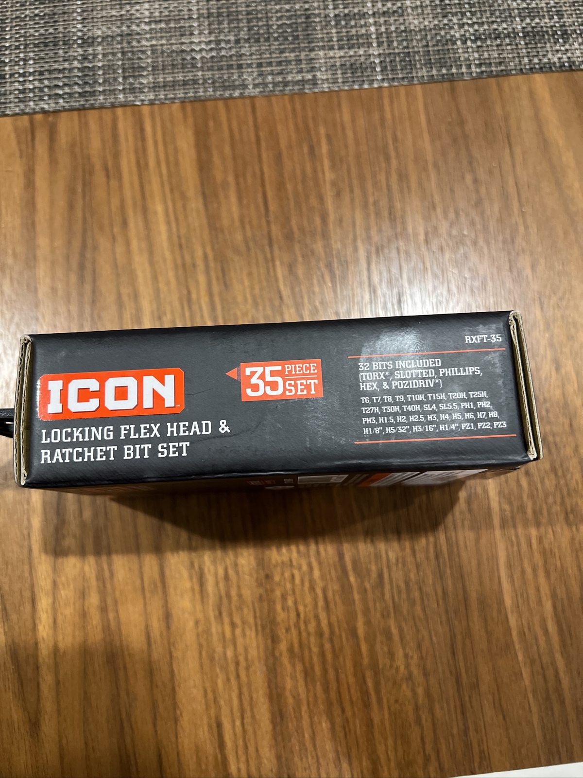 ICON Locking Flex Head Ratchet and Bit Set 35 Piece