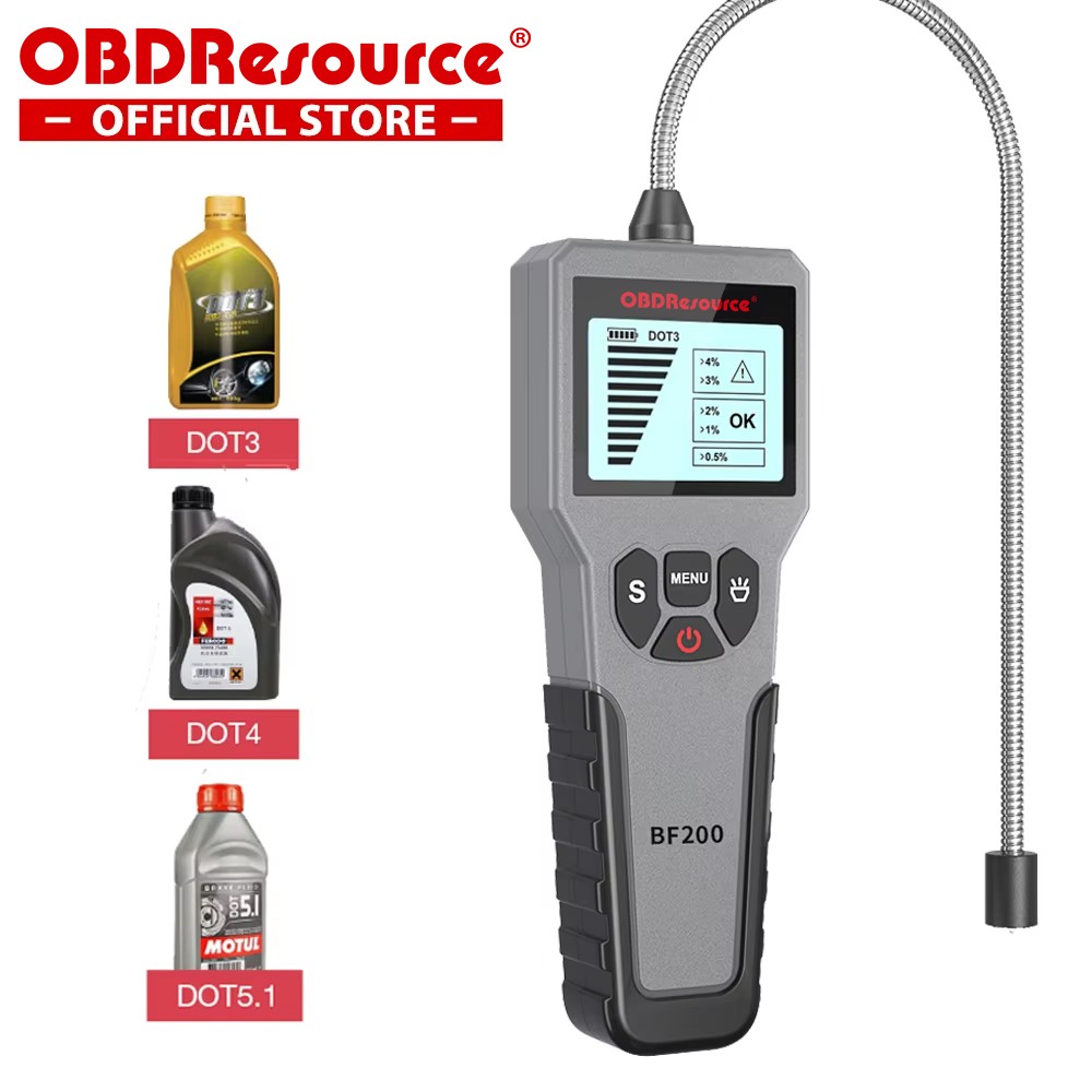 BF200 Brake Fluid Liquid Oil Tester Pen Auto Oil Moisture Tool DOT3 DOT4 DOT5.1
