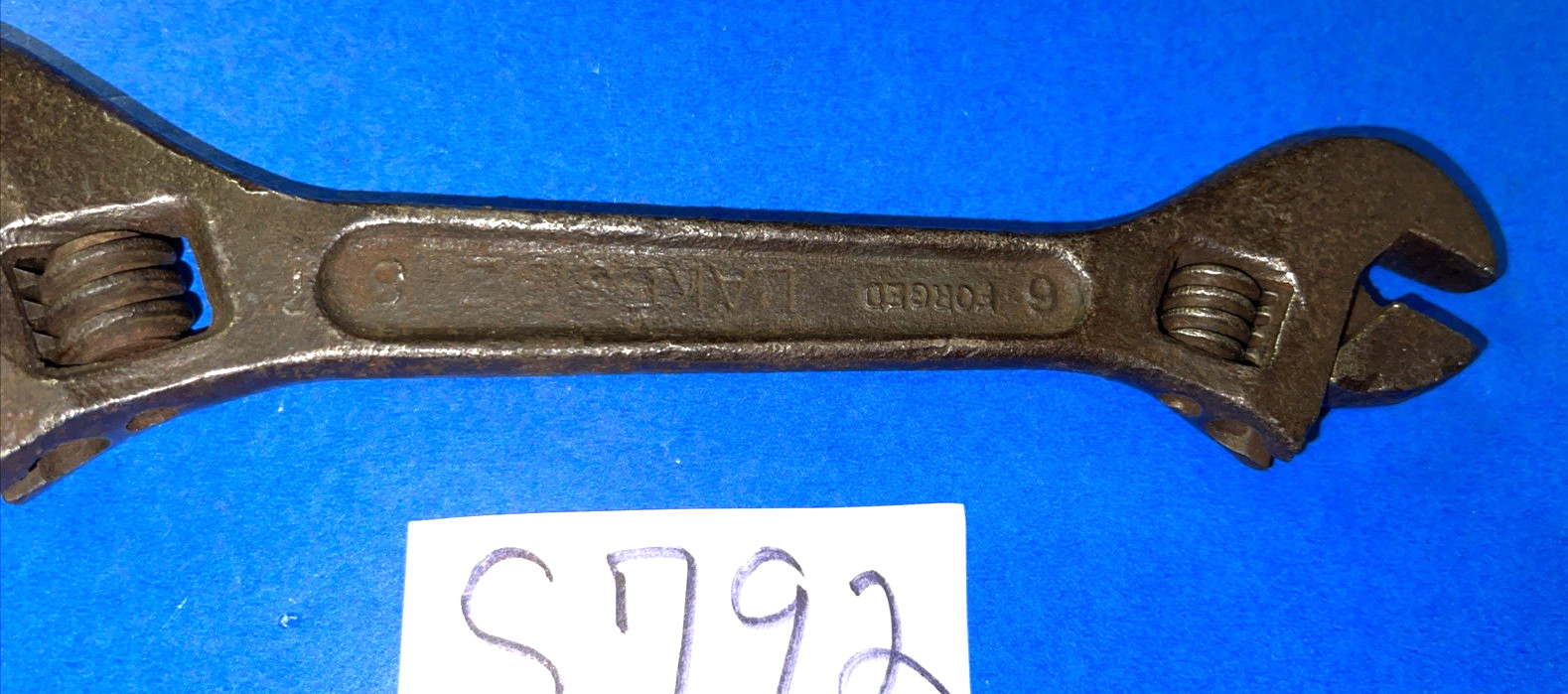 LAKESIDE TOOLS VINTAGE DOUBLE END CRESCENT WRENCH 6-8