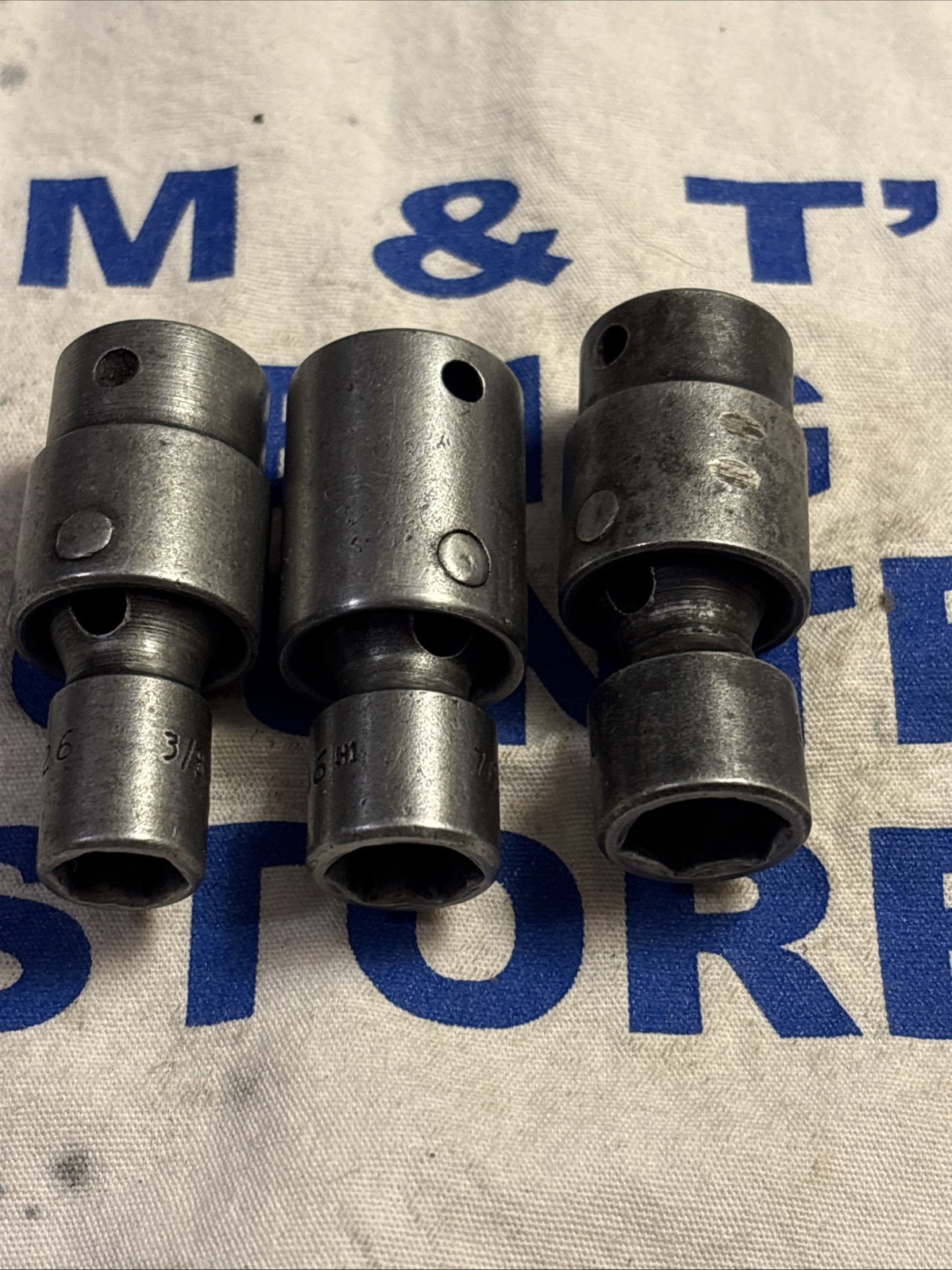 Mac Tools 3/8″ Drive 3pc 6pt SAE Impact Swivel Socket Set 3/8, 7/16, 1/2