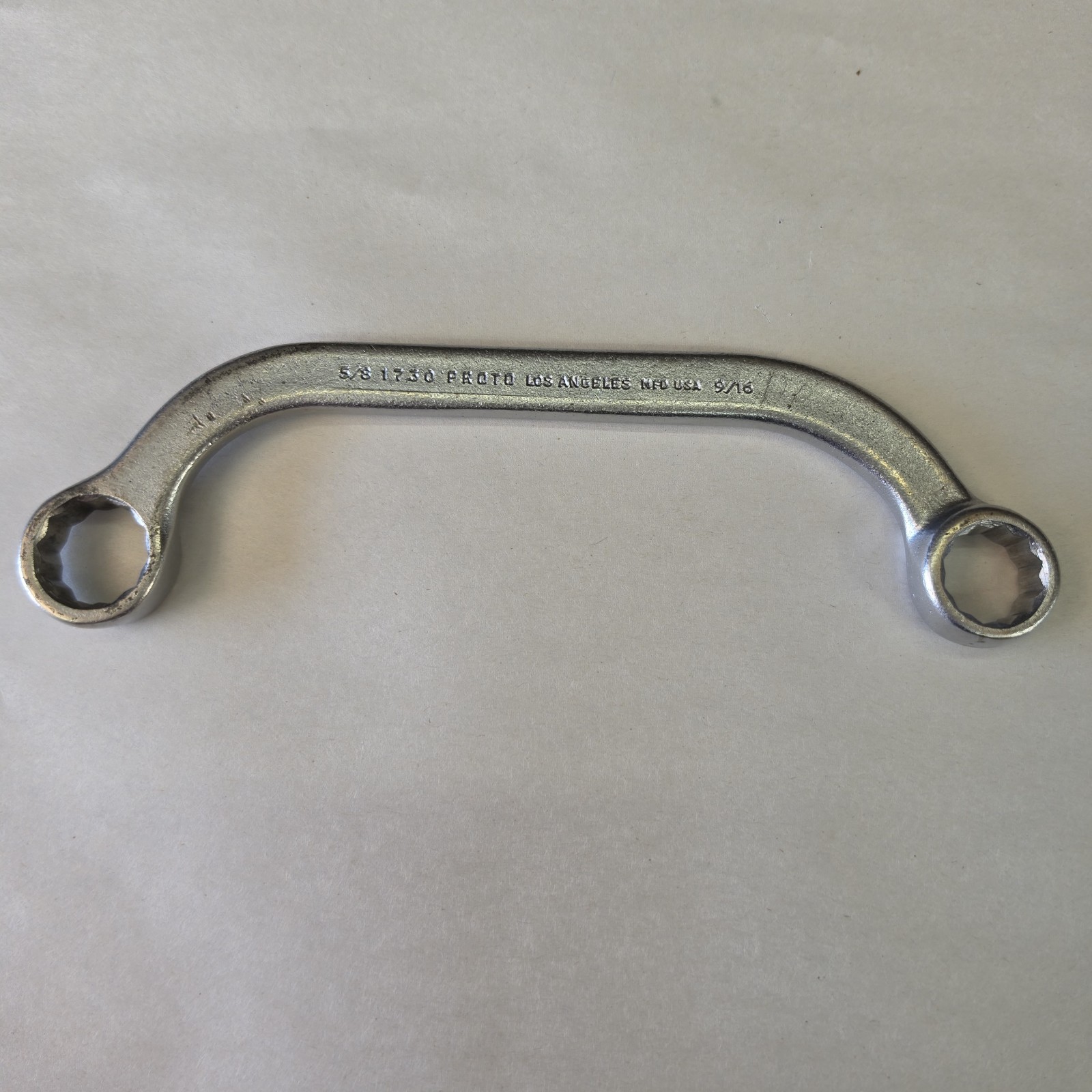 Proto 1730 Half Moon Wrench 5/8″ x 9/16″ 12 point