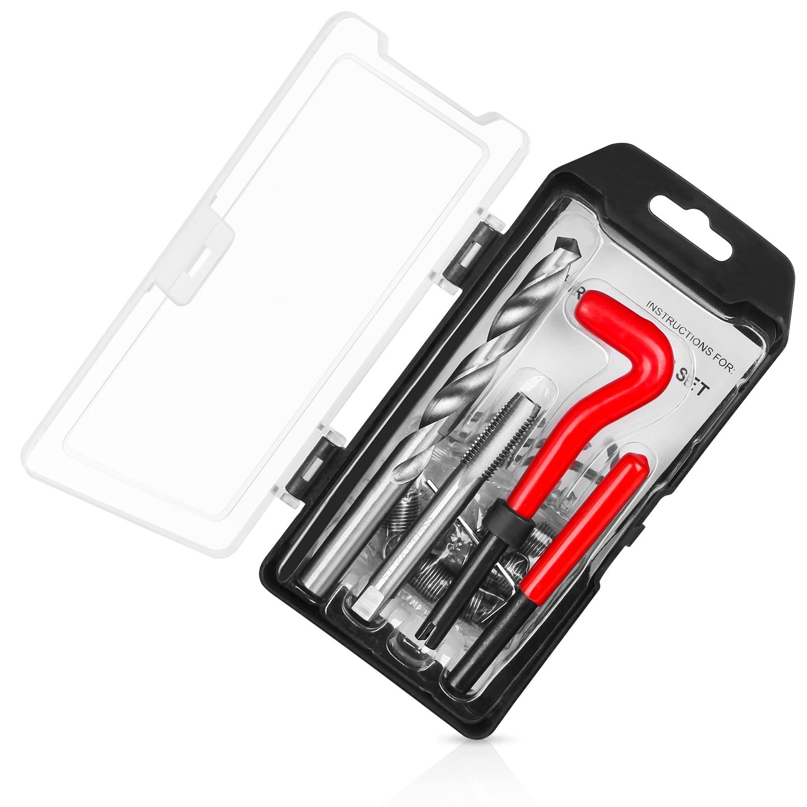 Metric Thread Repair Kit M12 x 1.25mm | Damaged Thread Insert Tool Set for Auto