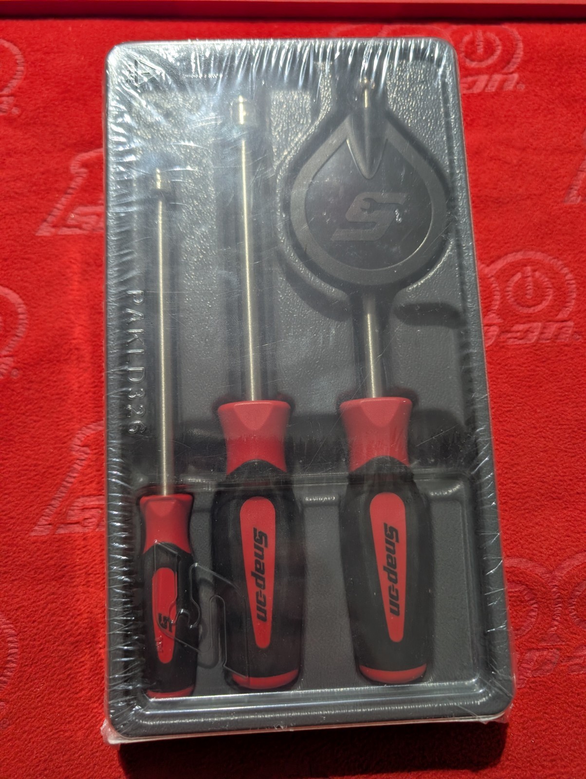 Snap-on BRAND NEW RED 3pc Telescoping Magnetic Pick Up Tool Set #PTM30