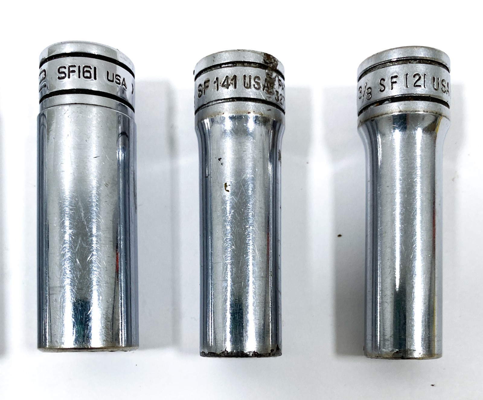 SNAP ON 6 PIECE SOCKET SET 3/8″ DR SF121 SF141 SF161 SF181 SF201 SF241 12PT
