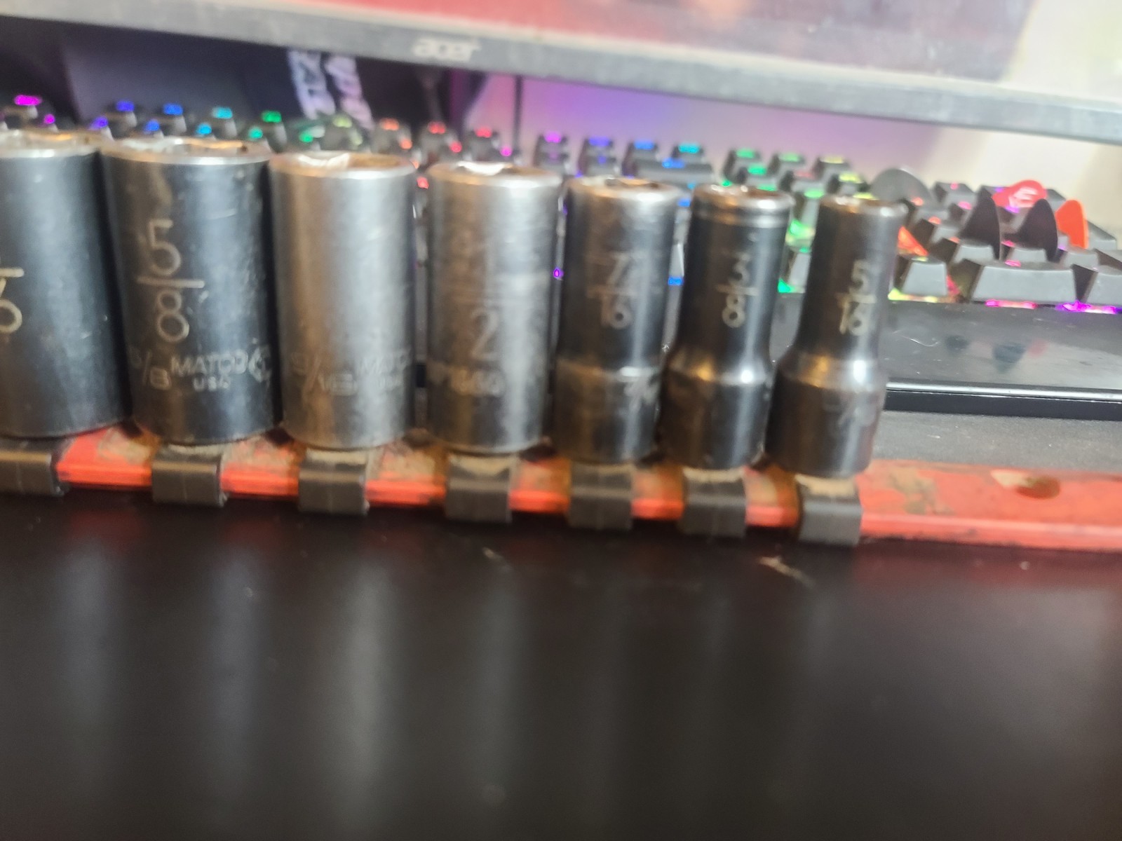 Matco Tools 12pc Semi Deep Metric Socket Set 3/8 Drive 8-19 NOT ADV and SAE Set