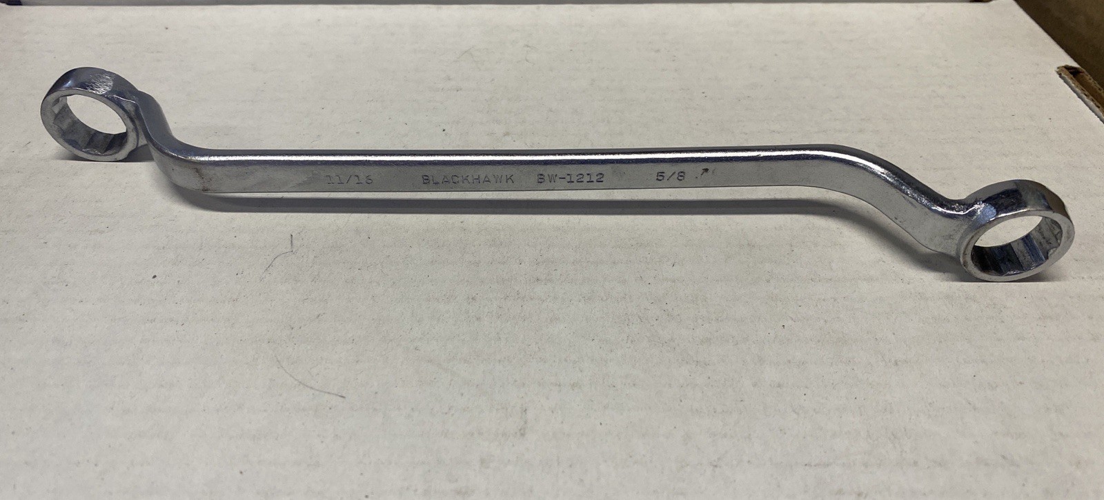 Blackhawk BW-1212 11/16” x 5/8” Offset Double Box 12pt USA Made Wrench