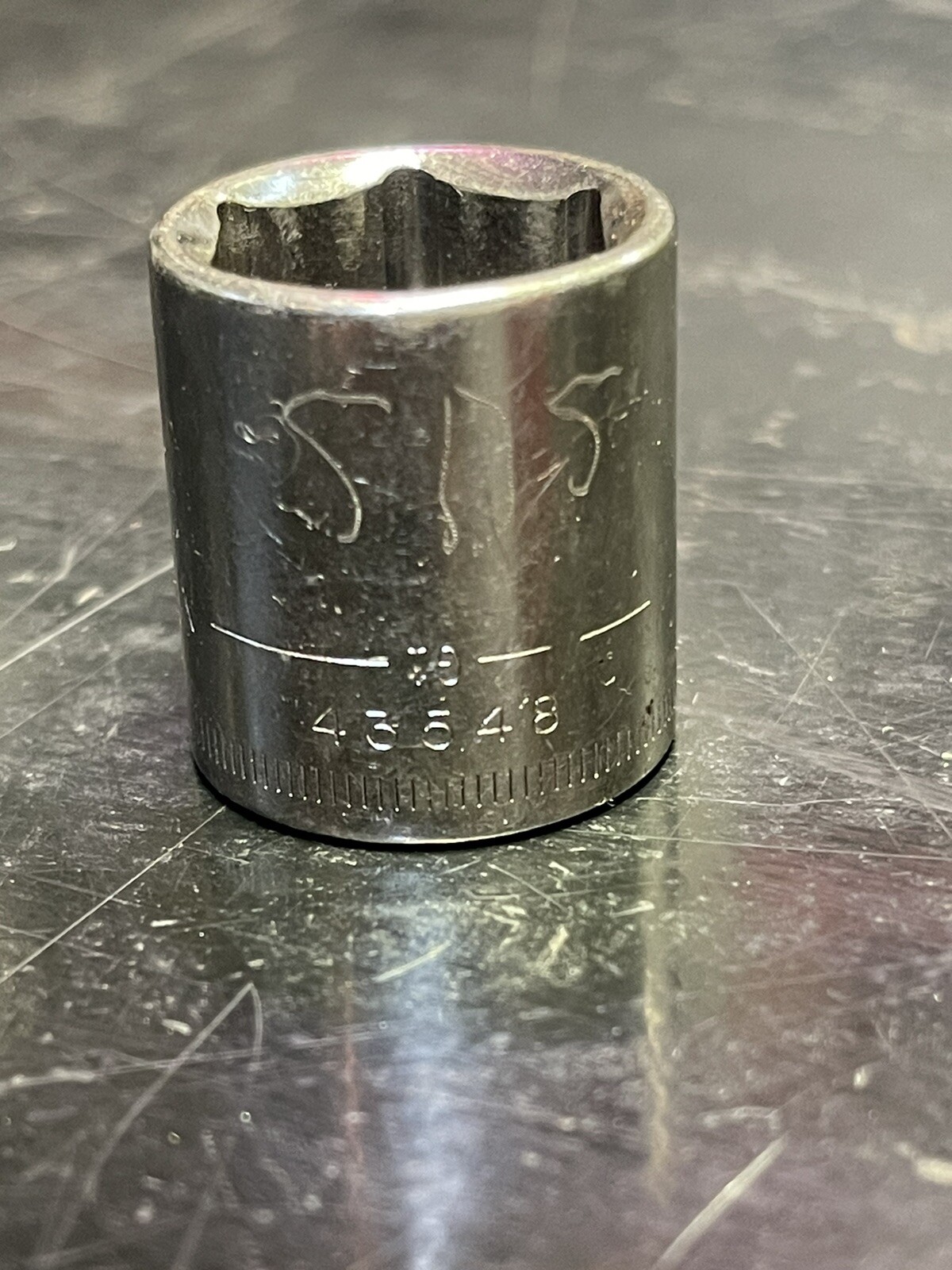 Craftsman USA 17 MM 6 Point 3/8″ Drive Shallow Socket inverted G Series 43548