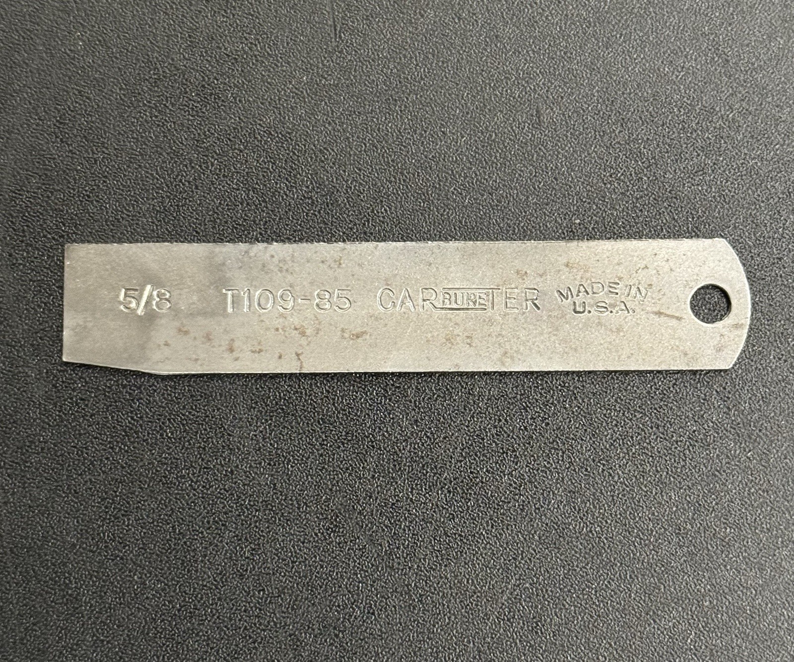Carter Carbureter T-109-85 Float and unloader gauge (5/8 inch)
