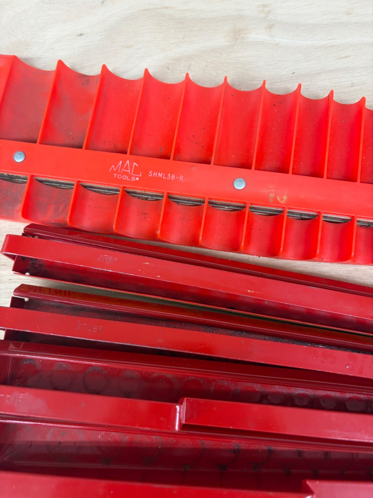 Mac tools socket trays – qty 7 pcs