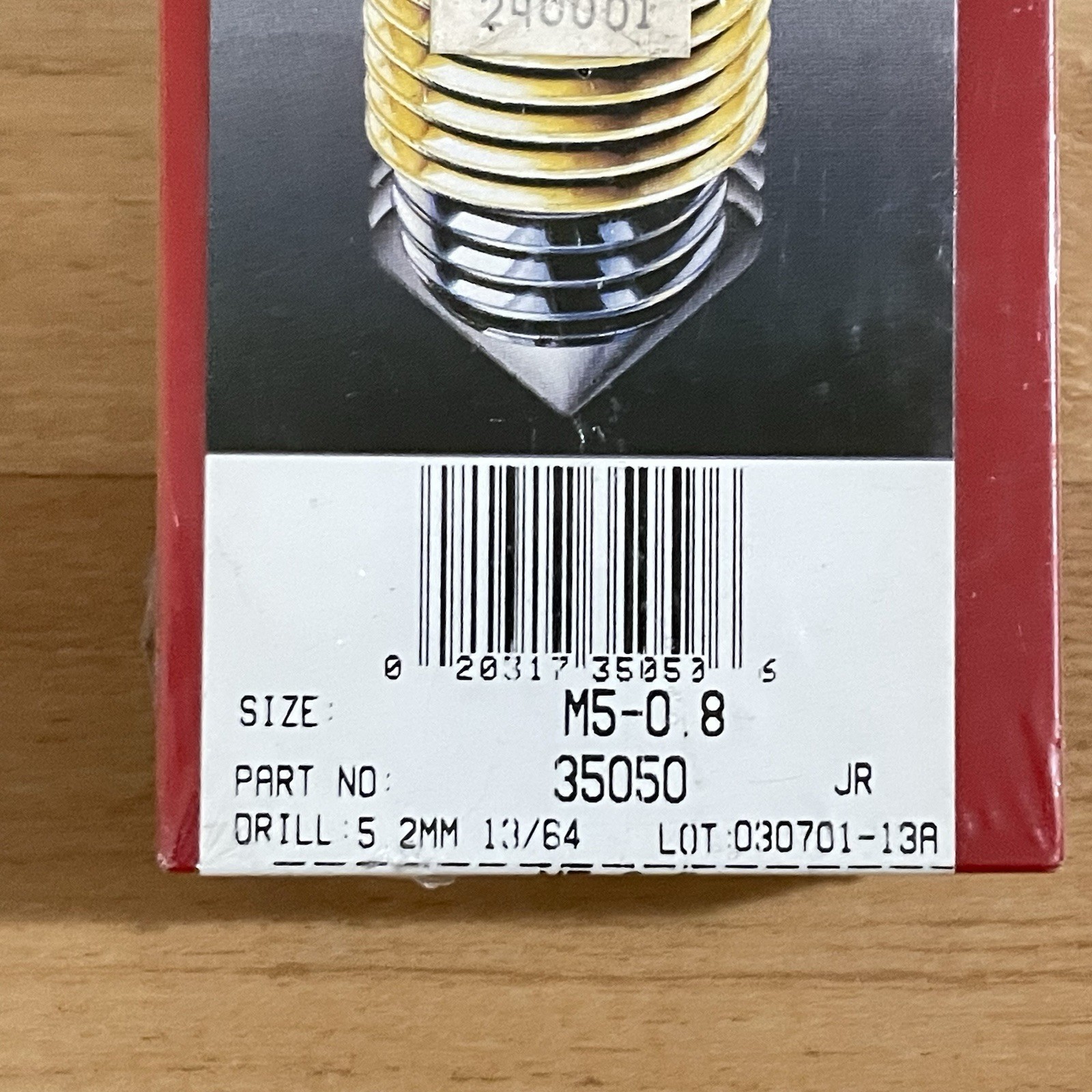 Recoil 35050 Thread Repair Kit Size M5-0.8 Drill Size 5.2mm 13/64 New Sealed