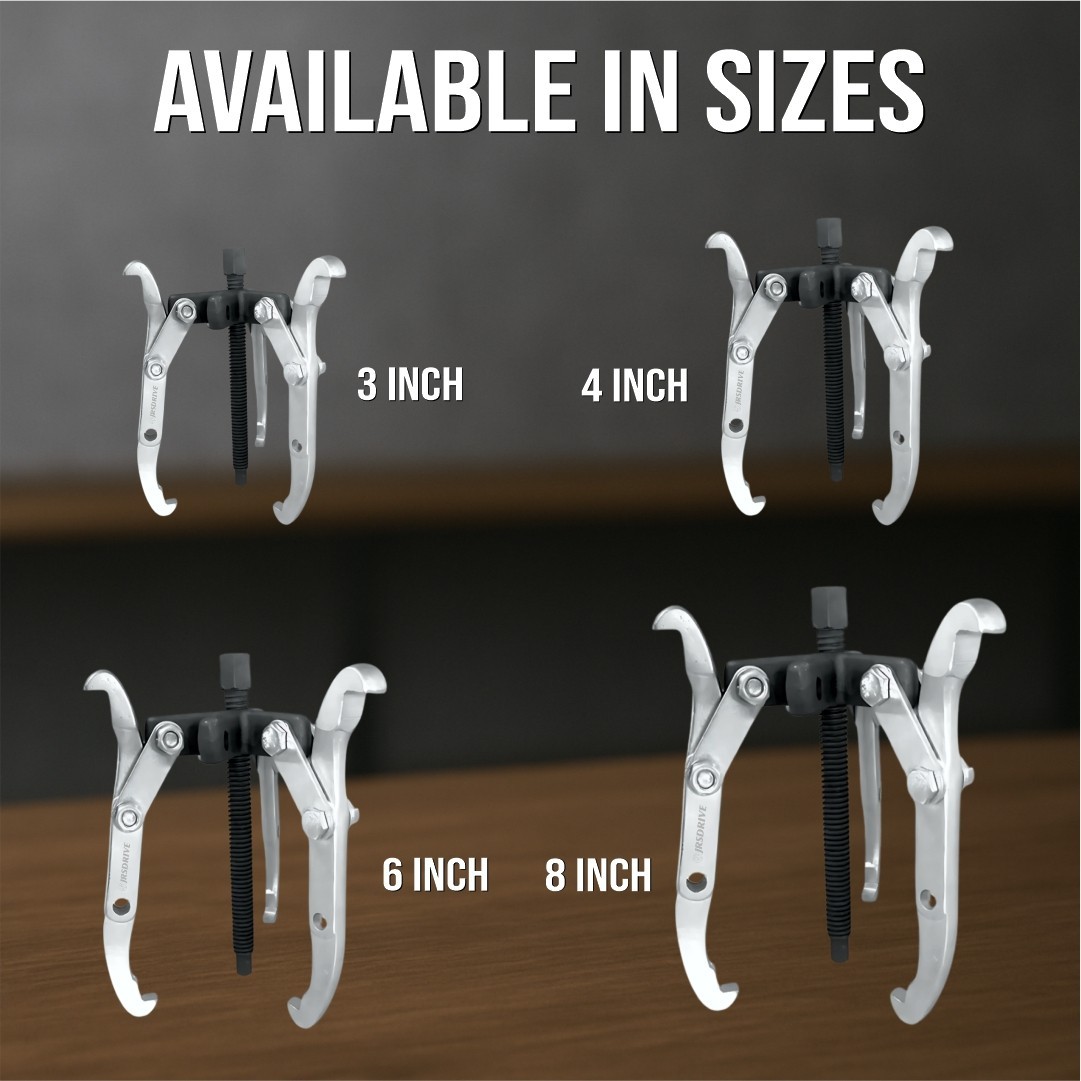 Jrsdrive 3 leg bearing puller Set of 4, 3″ ,4″ ,6″ and 8″ size