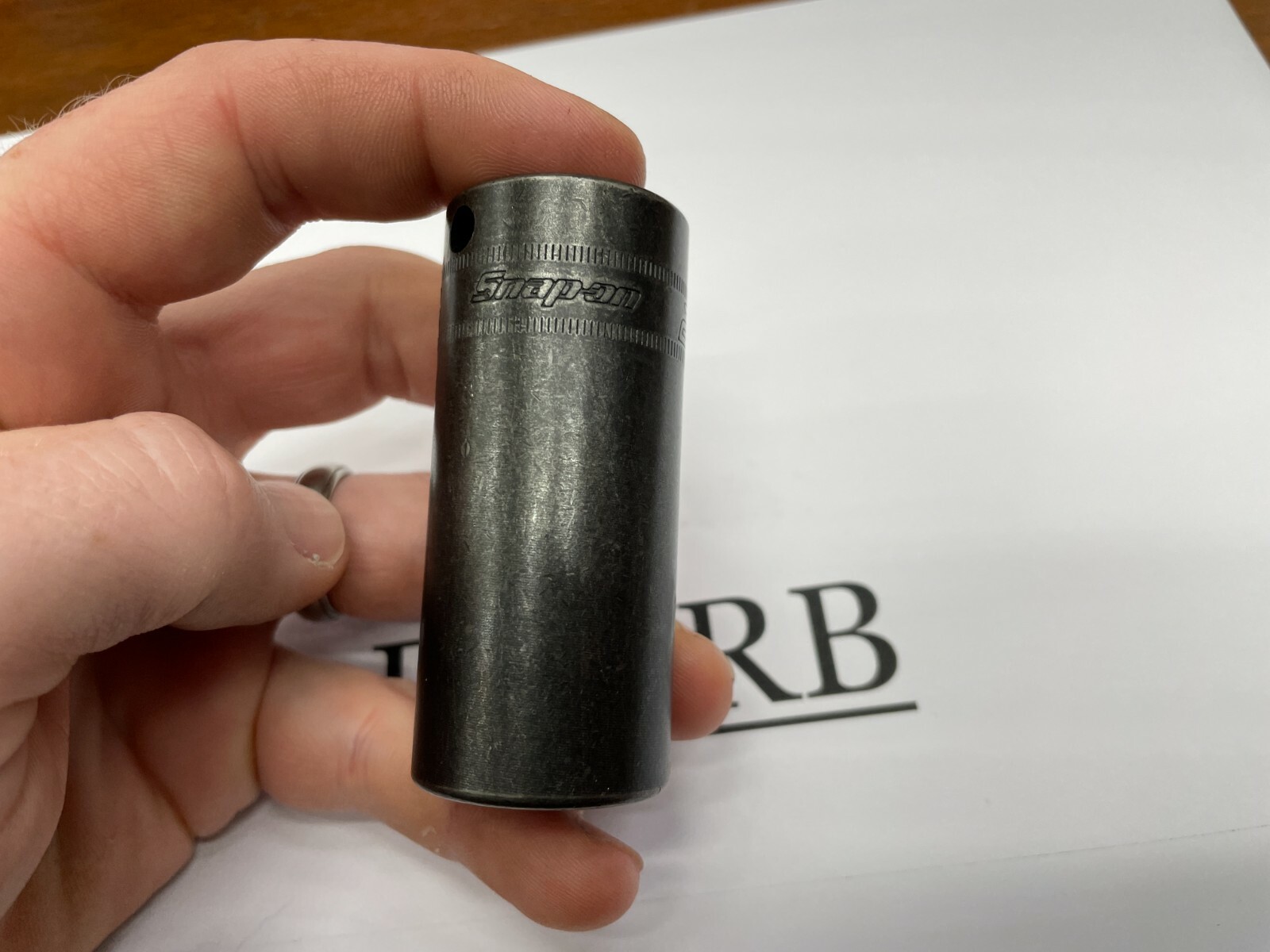 Snap-on Tools USA NEW 3/8″ Drive 21mm Metric Deep 6 Point Impact Socket SIMFM21