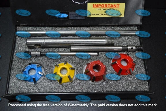 VALVE SEAT CUTTER SET CARBIDE CHEVY SBC 350 MODIFIED 2.020-1.600 343 45*-60*